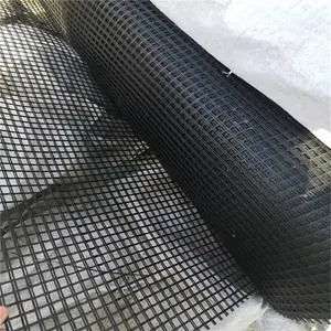 山东菏泽玻璃纤维土工格栅 济宁市聚酯经编涤纶土工格栅