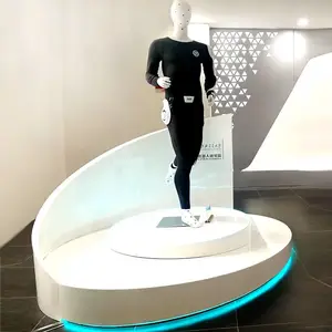 机器人展柜加工机器人展台机器人展示柜亮面哑面油漆展柜