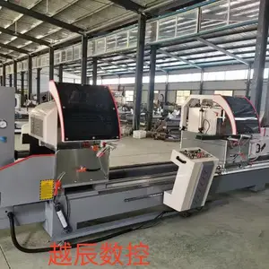越辰厂家提供数显断桥铝双头切割锯 家装门窗铝型材45度切割机器
