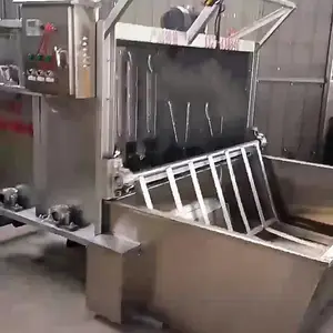 屠宰杀猪机器简易全自动生猪脱毛机不锈钢电加热烫猪池脱毛干净不伤猪养殖屠宰场个体户农村中小型家用可定制