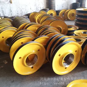 天车导向轮 导绳轮 钢丝绳滑轮 澳尔新起重 钢板滑轮 定制