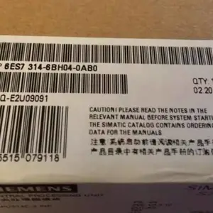 6ES7315-2AH14-0AB0 CPU 315-2DP 带 MPI 的中央处理器 集成电源 24V DC