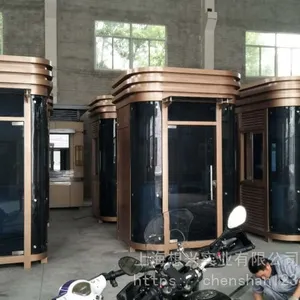 上海钢结构岗亭生产厂家 汤臣一品小区岗亭改造