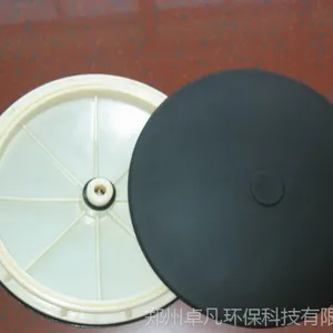 城市污水工业废水盘式微孔曝气器好氧池Φ215Φ260整套安装