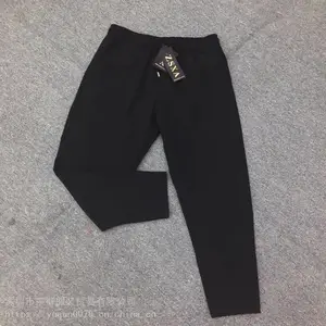 2019年天猫***四面弹男九分裤服装尾货批发找宇群