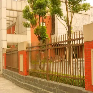 景区栅栏定做 庭院护栏铁艺栏杆镀锌 别墅院墙围栏停车场隔离栏