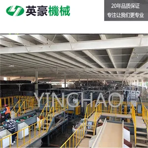 英豪PET饮料瓶破碎清洗回收设备 塑料瓶高效清洗线 环保再生利器