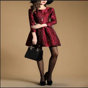 �Ϻ�����·��װ���� Ůװ2019�ﶬ���������������Ứ����ȹԲ�������ٴ��A��ȹ�� Ʒ���ۿ�Ůװ