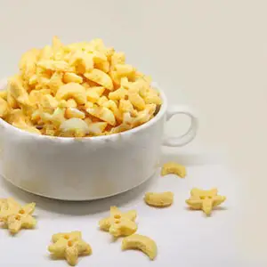 厂家直销早餐谷物玉米片生产设备营养谷物圈产线膨化机