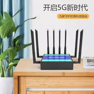 真5G路由器模双频全千兆工业路由器***通大功率WiFi插卡穿墙组网