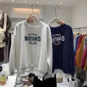 适合摆地摊赶集夜市跑江湖尾货韩版纯棉女装婴儿绒几块钱卫衣