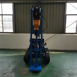 小型柴油液压勘探钻机钻孔速度快履带式气动注浆