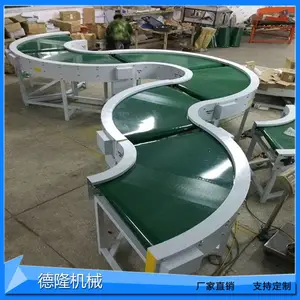 90度转弯机转弯输送带 转弯传送机 180度转弯流水线设备