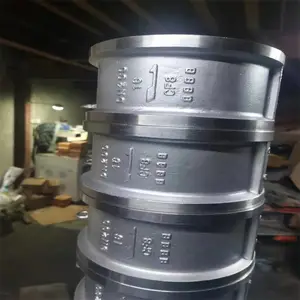 逆止阀H76W-16P 不锈钢对夹自力式对夹双瓣止回阀
