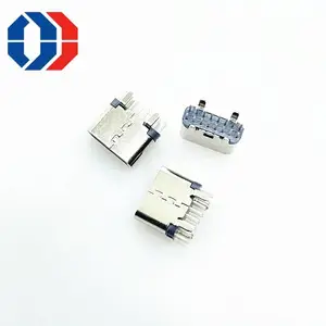 TYPE-C����ĸ��/16PIN��ʽDIP ����6.5��ʽ �Ľ� ֱ��ʽ