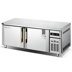 冰立方直冷双温工作台WRF15 二门商用双温操作台 冷藏冷冻平台冷柜