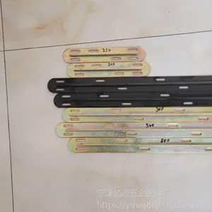 山东亿迈厂家批发定做餐桌五金配件 伸缩桌专用铁条 镀彩餐台固定板条