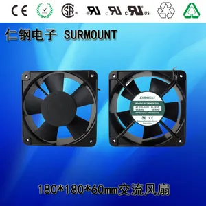 仁钢直供 电机工业风扇18060 220V AC18060散热电焊机