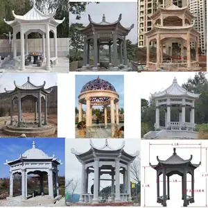 供应郑州景区寺庙石头凉亭石雕凉亭仿古石凉亭欧式凉亭花架加工厂家