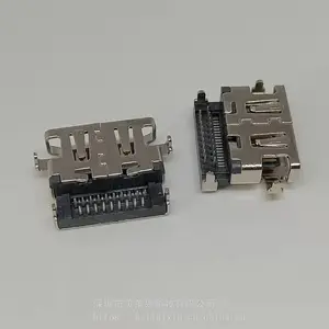 ����HDMI����ĸ��19PIN ����2.78mm 90�Ȳ�� ˫��DIP ����H2.78