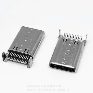 TYPE-C 24P˫����Ƭ��ͷ ���Ų� 24PIN����˫�� ��ȱ�� 13.75