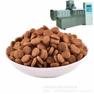 网红喵梵思猫饲料加工机器 膨化宠物狗粮颗粒生产设备