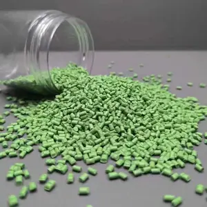 PE果绿色母粒,线缆挤出用,添加比例2%
