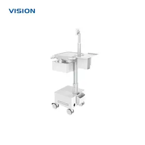 VISION 24026|带抽屉显示器支架设备推车 门诊信息化工作站