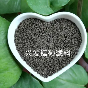 供应0.6-8mm水处理锰砂滤料 兴发锰业现货供应