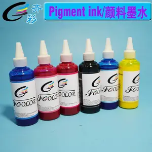 六色颜料墨水水性 R330 R230 1390颜料墨水烫画 纯棉衣服烫画墨水