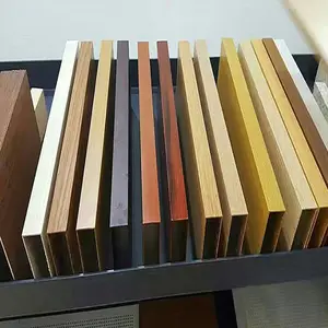 弧形铝方通背景墙招牌门头幕墙波浪造型异型铝合金方管高端定制