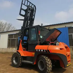 四驱3.5吨越野叉车加装铲斗一机两用多功能叉车