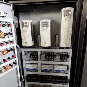 上海ABB变频控制柜生产厂家/变频控制柜带PLC加七彩触摸屏/淳特人机界面一体化变频柜