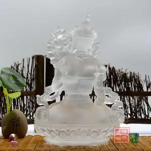 南宁琉璃佛像厂家 藏传密宗白度母佛像制作广州琉璃工艺品厂家