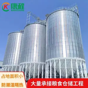 装配式钢板仓1000吨 养殖场储粮用镀锌玉米储存仓 钢制筒仓