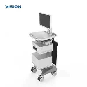 VISION 23075| 一体化移动设备推车 显示器升降设备台车