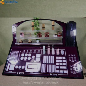 定制化妆品展示架化妆品展架美妆品展示台