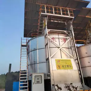 养殖场粪便处理办法 养殖畜禽粪污无害化环保处理设备 畜禽养殖粪污处理设备 东海有机肥发酵罐