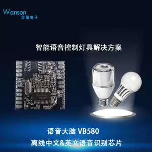 语音识别芯片IC 模块 离线语音智能控制模块智能灯具控制解决方案