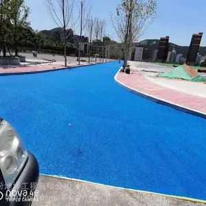 商河彩色陶瓷颗粒路面价格,商河环氧地坪价格