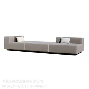 客厅转角贵妃三人沙发简约布艺沙发