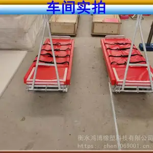 雪地救援船滑雪场训练人员救护担架环保安全质量***