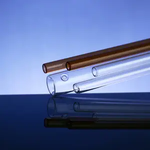 四星中性硼硅玻璃管材加工定制茶色透明玻璃管