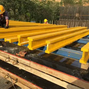 桥梁地铁高铁水电站项目木工字梁桥梁模板体系木梁支撑
