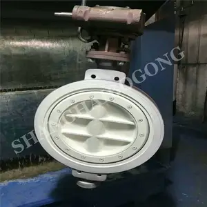 D943TC-16P 电动法兰三偏心不锈钢蝶阀 D973TC-16P 不锈钢防腐对夹蝶阀