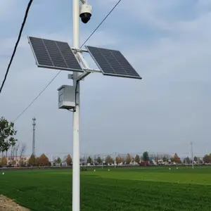 曲靖安装太阳能4G监控蔬菜大棚鱼塘果园