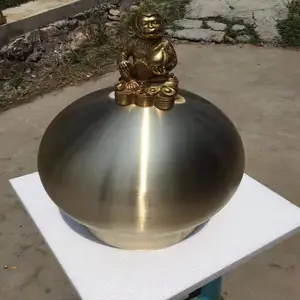 开业贺礼铜地球仪摆件定做 木色船帆礼品订制 焕环祥工艺