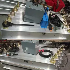 华煤铝合金槽钢压条胶带硫化机 10根压力大皮带接头好
