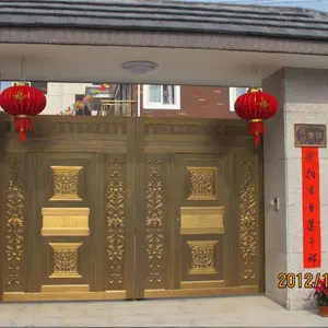 酒店铜门定制-贵州酒店铜门-朱氏铜艺