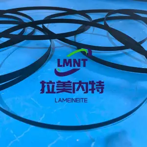 特氟龙耐高温钢带封口机0.12*12.7钢带,热封钢带无缝焊接钢带